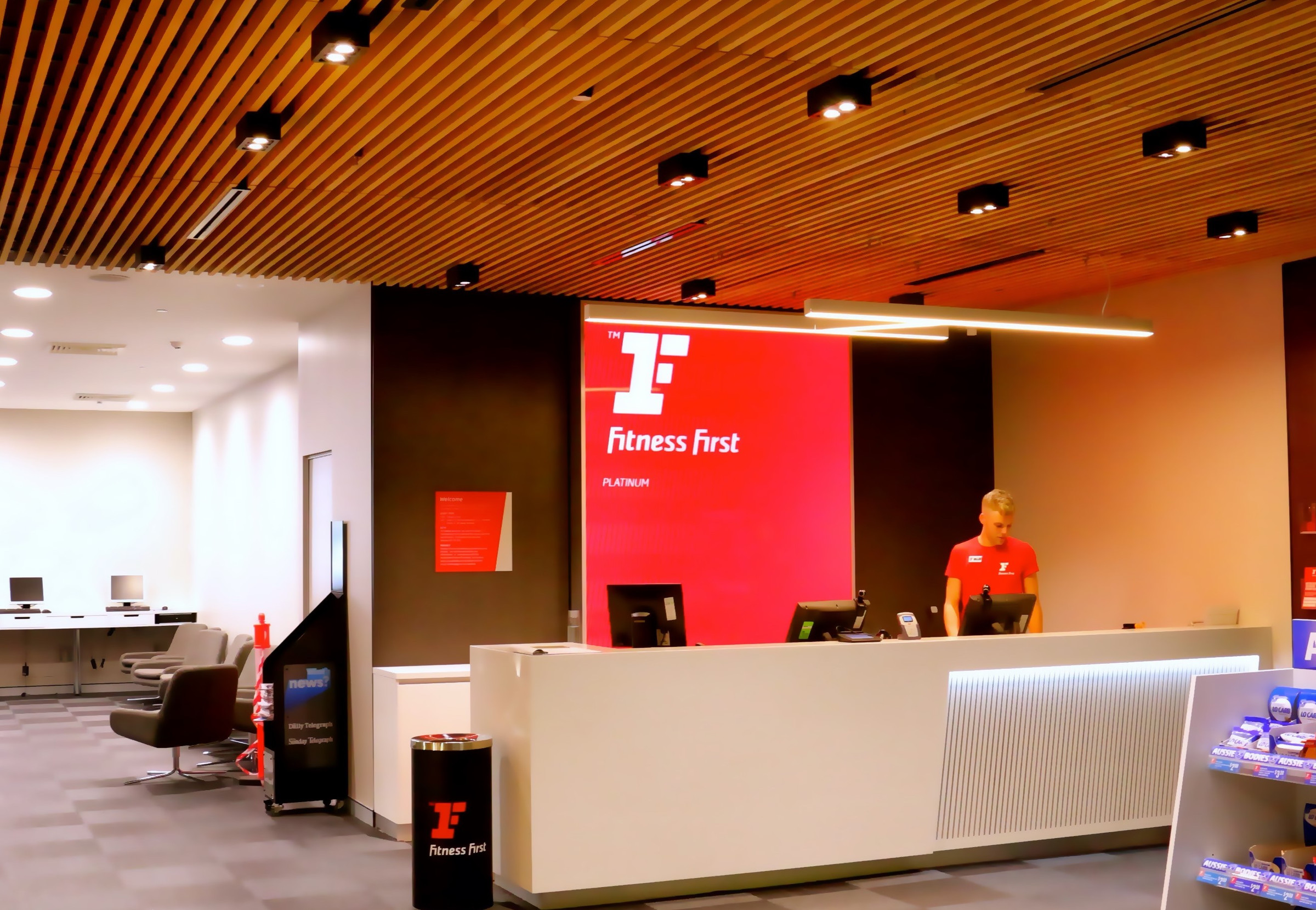 Fitness First lighting project