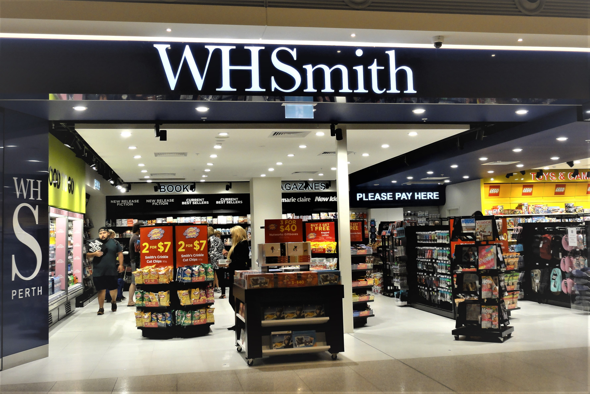 WH Smith lighting project