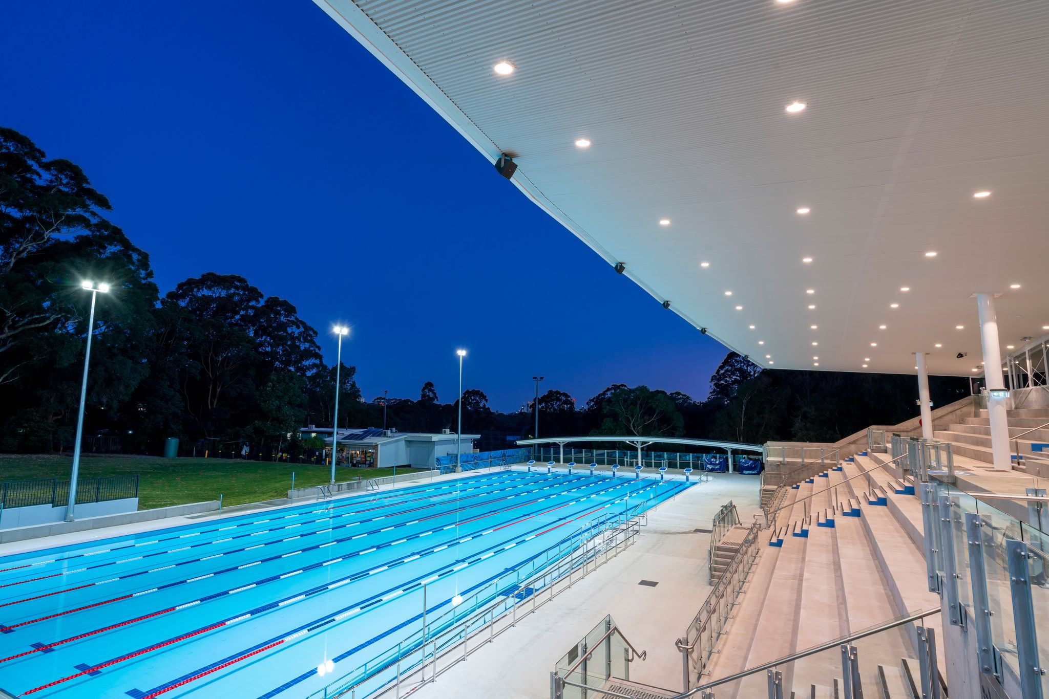 Lane Cove Aquatic Centre lighting project